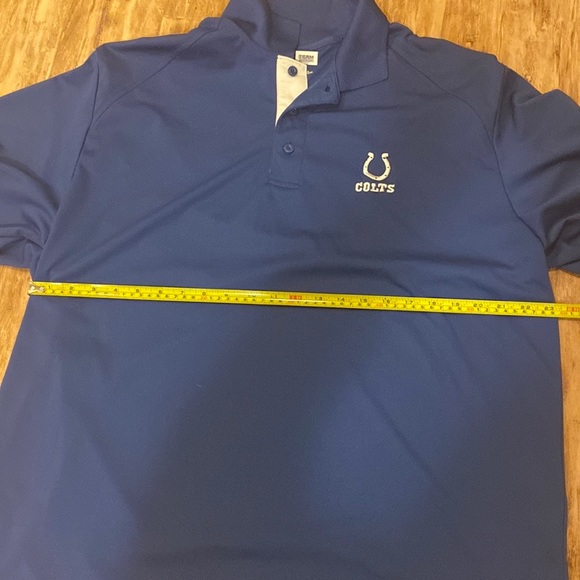 NFL Indianapolis Colts Blue Short Sleeve Polo Shirt Men’s Large - Picture 6 of 8